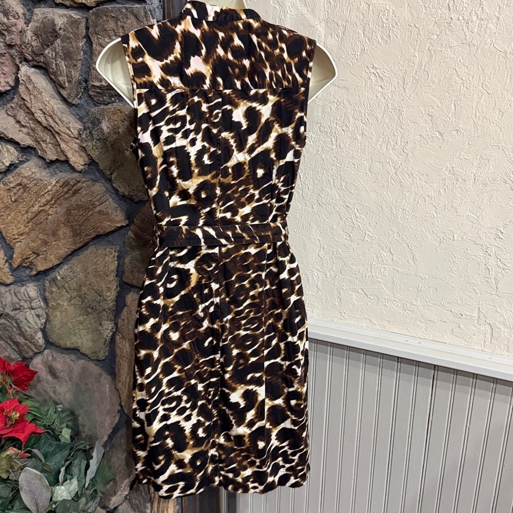 Calvin Klein Animal Print Mini Dress - Picture 2 of 8